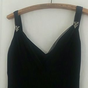 Evam Picone Little Black Evening Dress